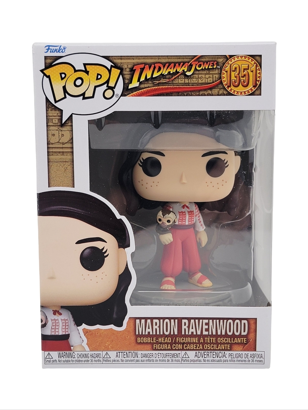 Funko Indiana Raiders Of The Lost Ark Jones Marion Ravenwood #1351 Bobblehead